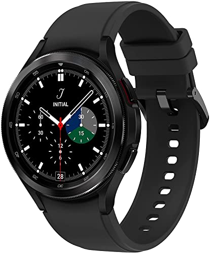 SAMSUNG Galaxy Watch 4 Classic 46mm Smartwatch with ECG Monitor Tracker for Health, Fitness, Running, Sleep Cycles, GPS Fall Detection, Bluetooth, US Version, Black