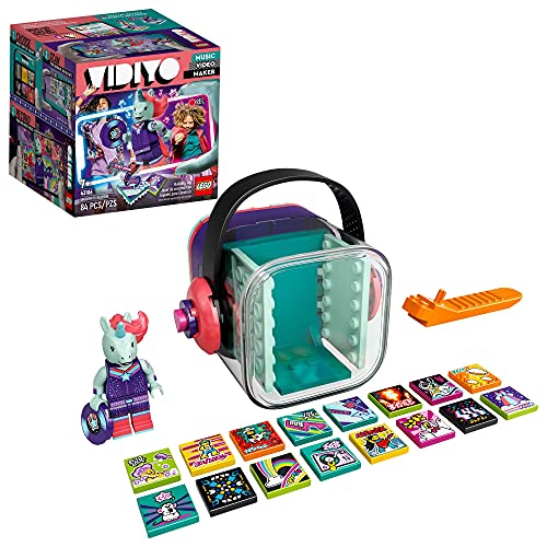 LEGO VIDIYO Unicorn DJ Beatbox 43106 Building Kit with Minifigure; Creative Kids Will Love Producing Music Videos Full of Songs, Dance Moves and Special Effects, New 2021 (84 Pieces)