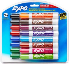 Expo Low-Odor Dry Erase Markers